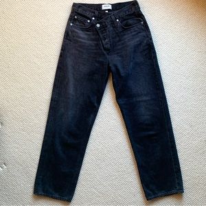 Agolde - Criss Cross Jean in Washed Black - Sz 27